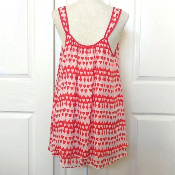 Kate Spade Chemise Red Hearts Bows - Picture 5 of 7